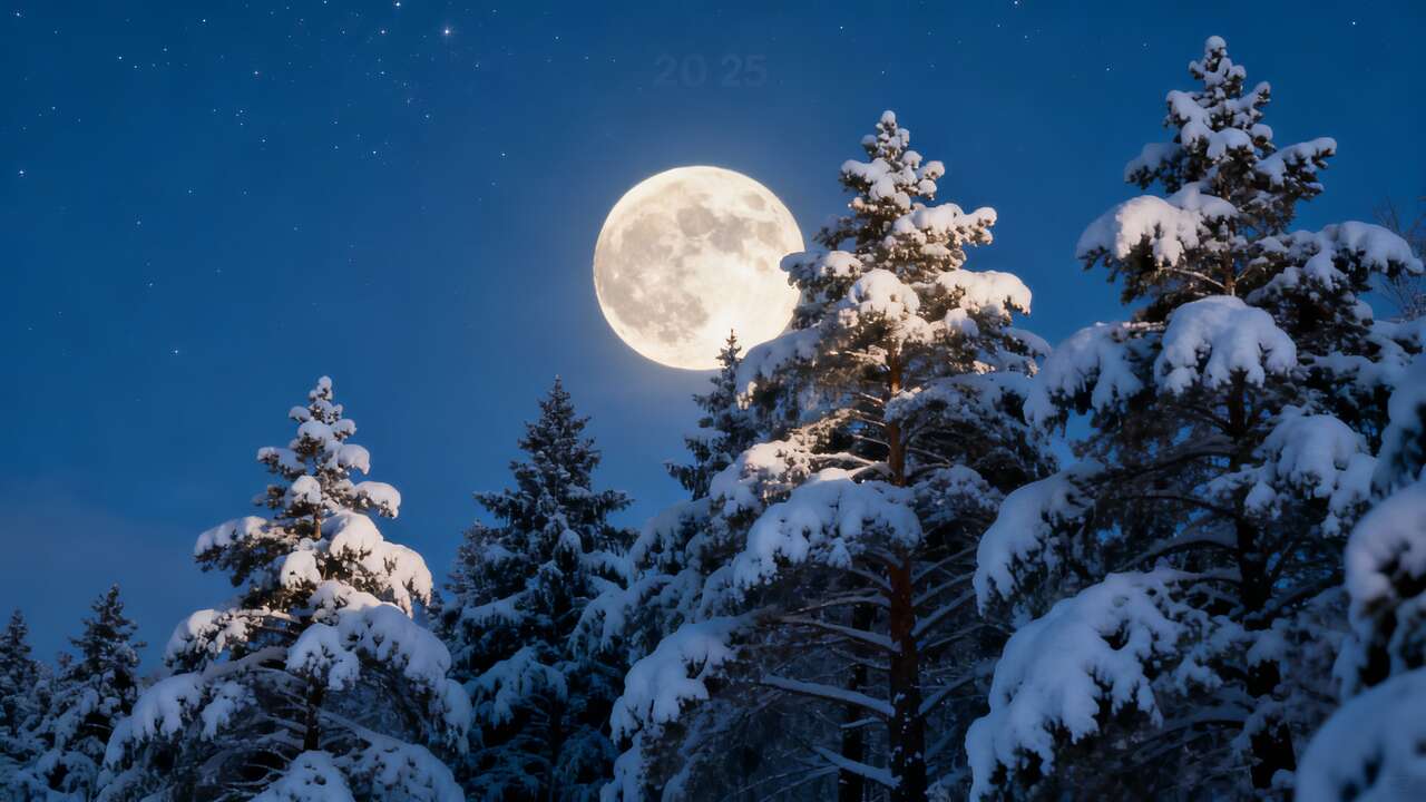 Cómo la luna llena de diciembre de 2025 va a influir en tus propósitos para el año nuevo