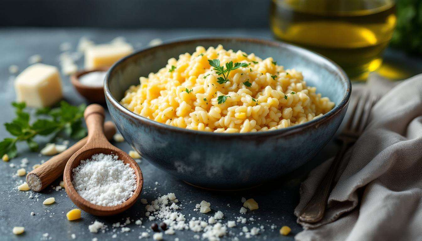 El secreto de un risotto cremoso sin nata: la «mantequilla fría» y el parmesano añadidos fuera del fuego