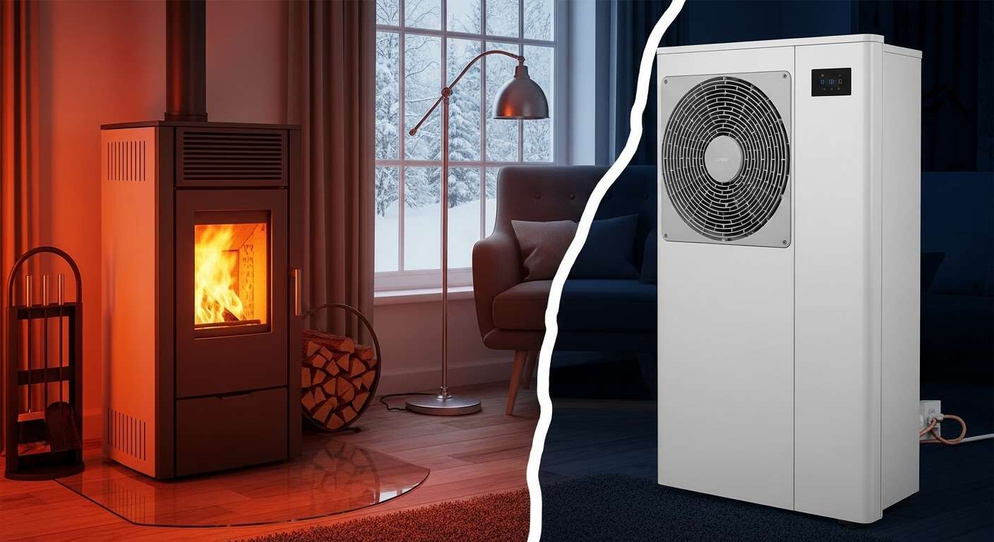 Estufa de pellets vs bomba de calor: ¿qué sistema de calefacción te hará ahorrar realmente este invierno?